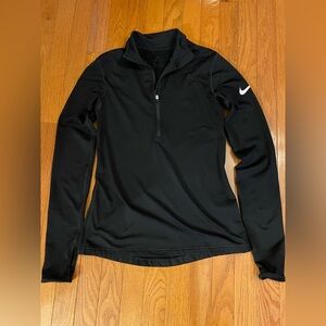 Nike Dry-fit Quarter Zip
15” across chest fits tight
With thumb hole